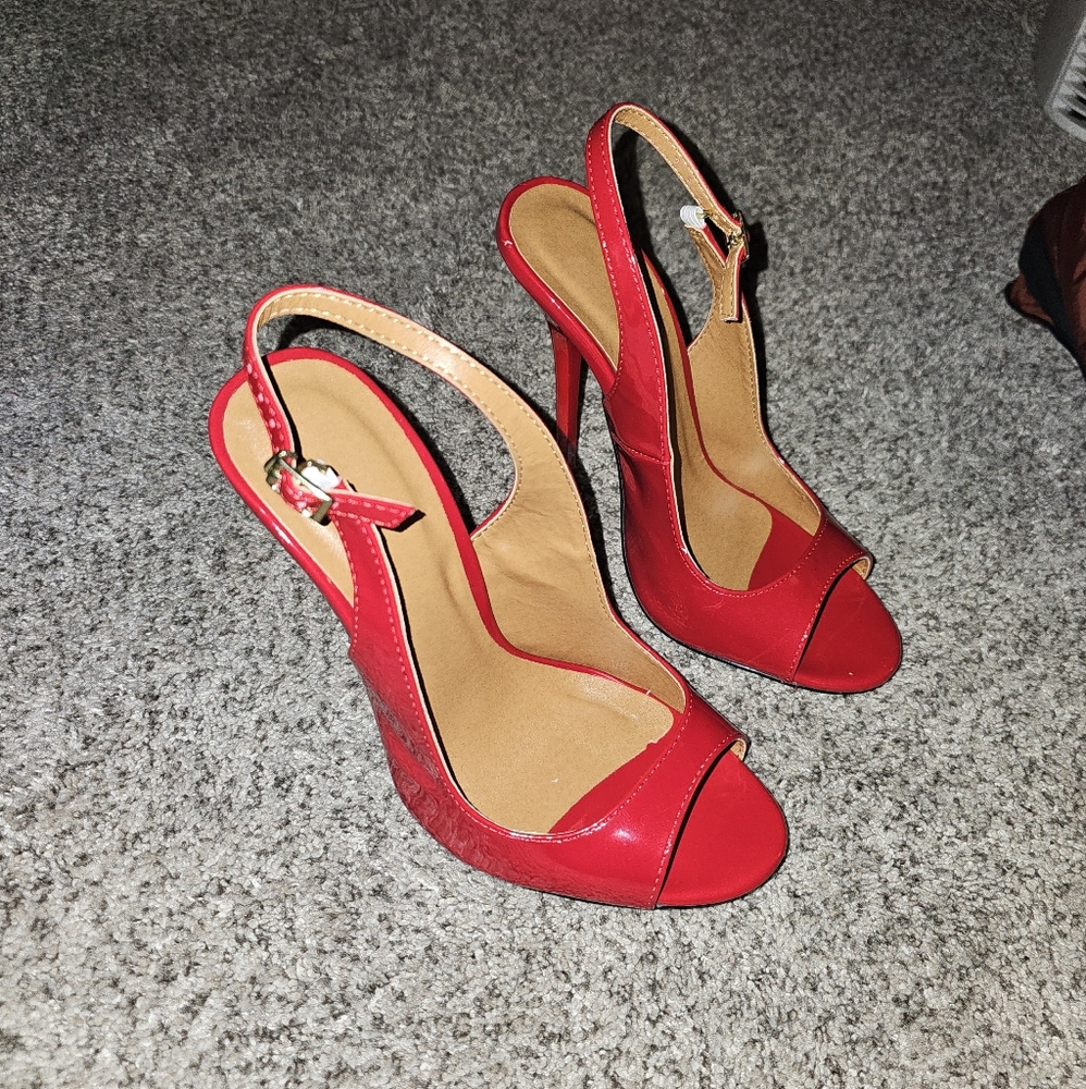 Red high heels